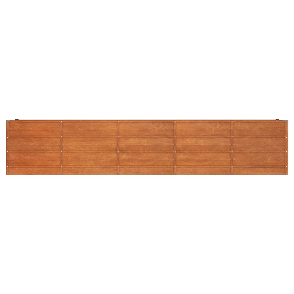 Plantenbak verhoogd 400x80x77 cm cortenstaal roestig is nu te koop bij PeponiXL, paradijselijk wonen!