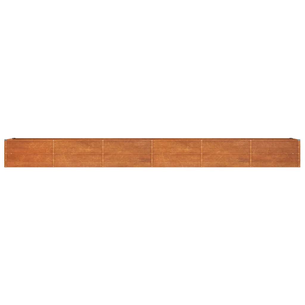 Plantenbak verhoogd 480x80x45 cm cortenstaal roestig is nu te koop bij PeponiXL, paradijselijk wonen!