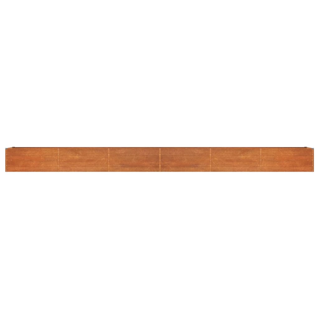 Plantenbak verhoogd 600x80x45 cm cortenstaal roestig is nu te koop bij PeponiXL, paradijselijk wonen!