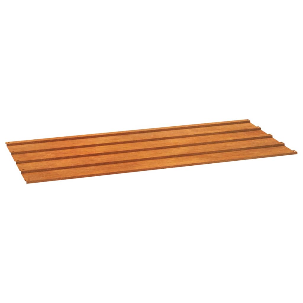 Dakpanelen 12 st 100x44 cm cortenstaal roestig is nu te koop bij PeponiXL, paradijselijk wonen!