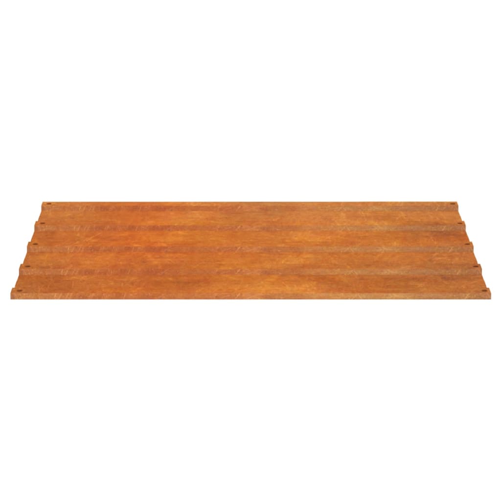 Dakpanelen 12 st 100x44 cm cortenstaal roestig is nu te koop bij PeponiXL, paradijselijk wonen!