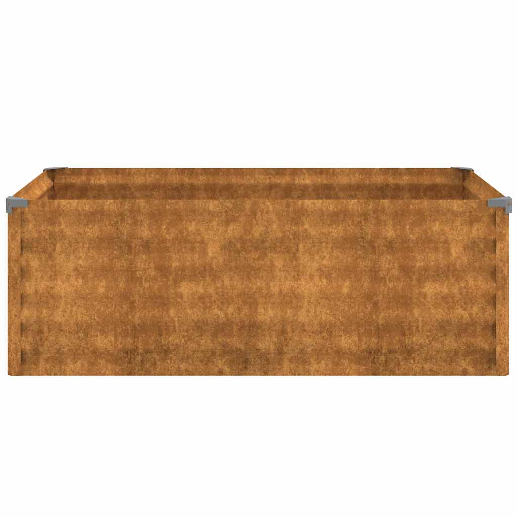 Verhoogde tuinbak 100x50x36 cm cortenstaal is nu te koop bij PeponiXL, paradijselijk wonen!