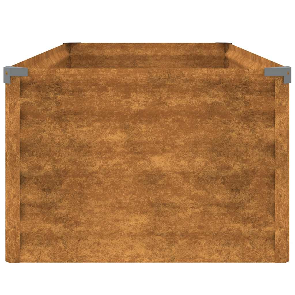 Verhoogde tuinbak 100x50x36 cm cortenstaal is nu te koop bij PeponiXL, paradijselijk wonen!