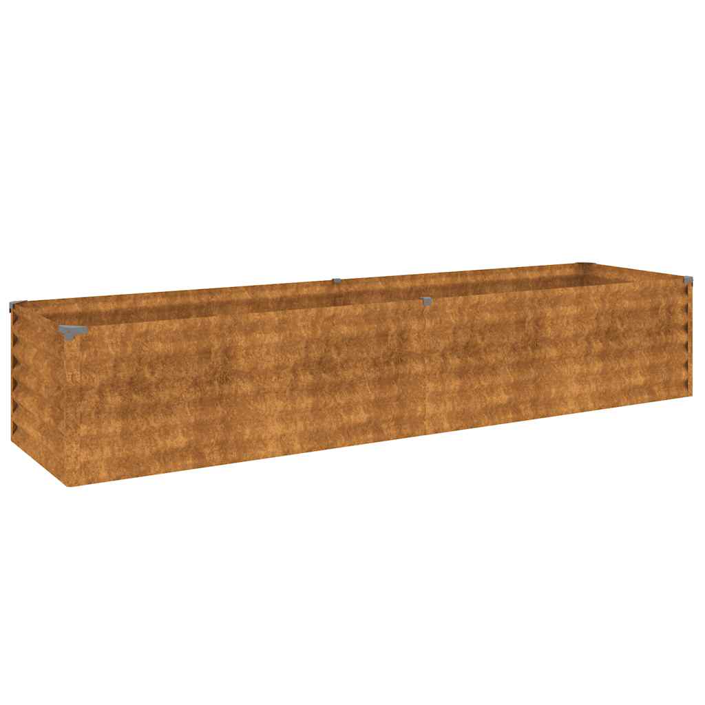 Verhoogde tuinbak 194x50x36 cm cortenstaal is nu te koop bij PeponiXL, paradijselijk wonen!