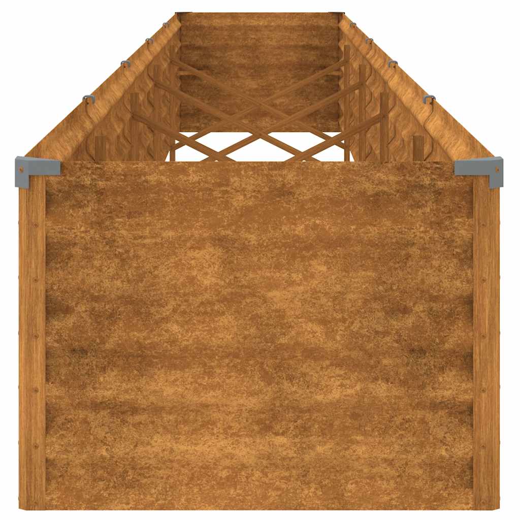 Verhoogde tuinbak 482x50x36 cm cortenstaal is nu te koop bij PeponiXL, paradijselijk wonen!