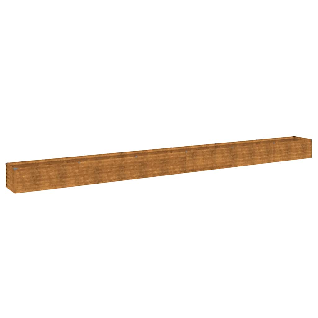 Verhoogde tuinbak 580x50x36 cm cortenstaal is nu te koop bij PeponiXL, paradijselijk wonen!