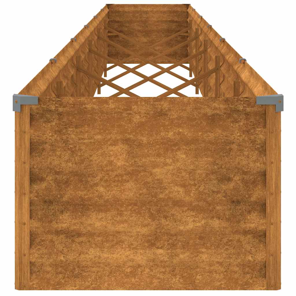 Verhoogde tuinbak 580x50x36 cm cortenstaal is nu te koop bij PeponiXL, paradijselijk wonen!