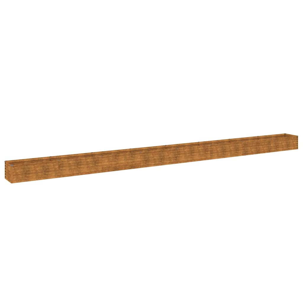 Plantenbak verhoogd 770x50x36 cm cortenstaal is nu te koop bij PeponiXL, paradijselijk wonen!