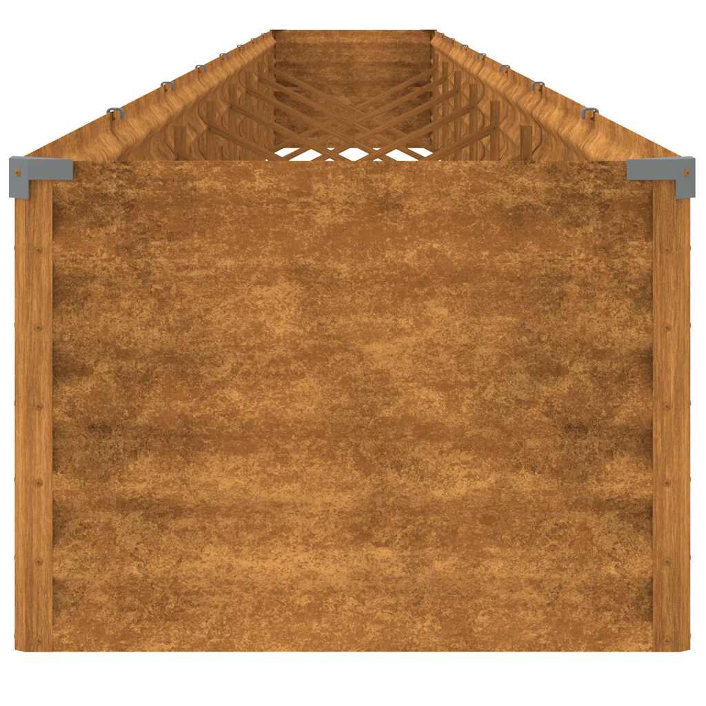 Plantenbak verhoogd 770x50x36 cm cortenstaal is nu te koop bij PeponiXL, paradijselijk wonen!