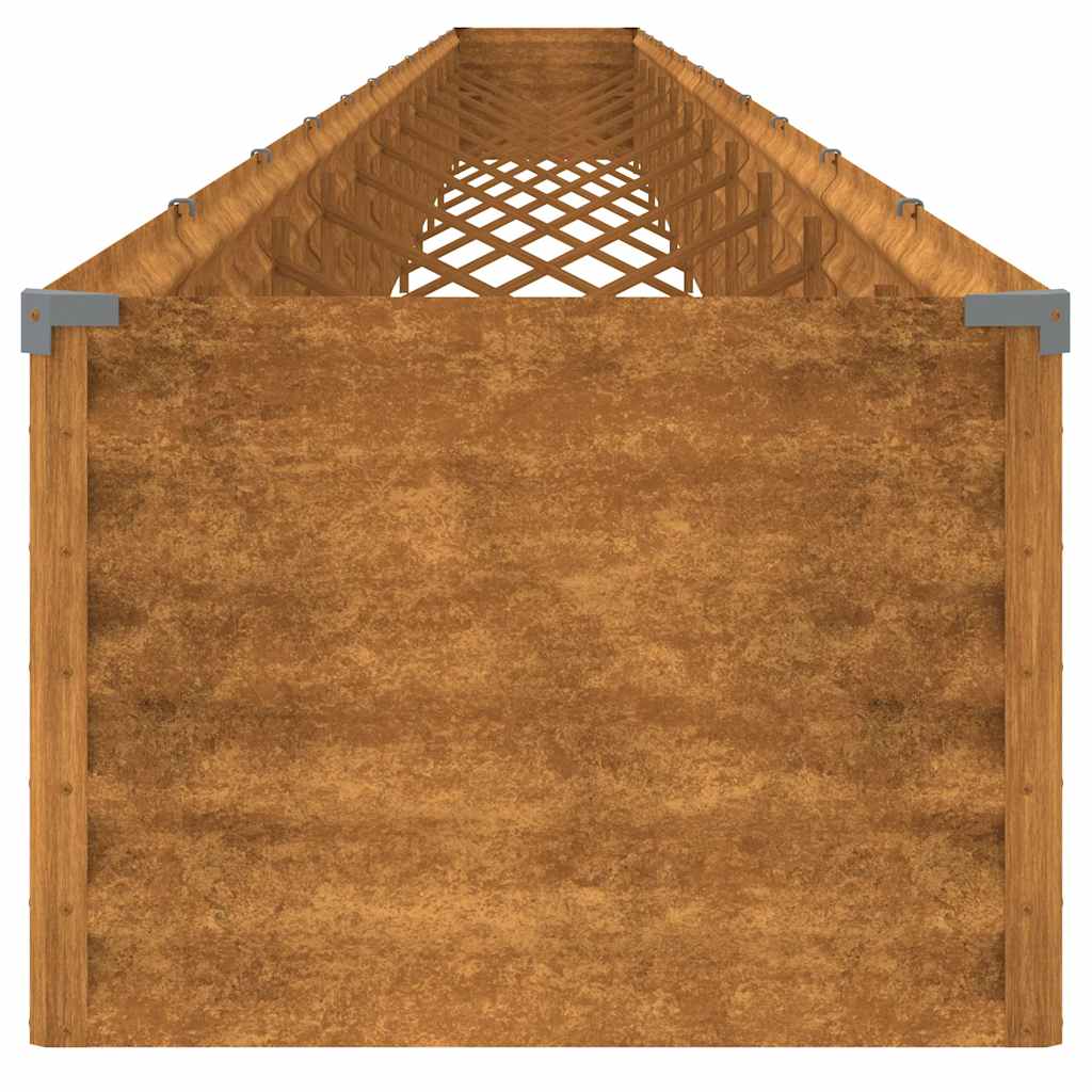 Plantenbak verhoogd 1152x50x36 cm cortenstaal is nu te koop bij PeponiXL, paradijselijk wonen!