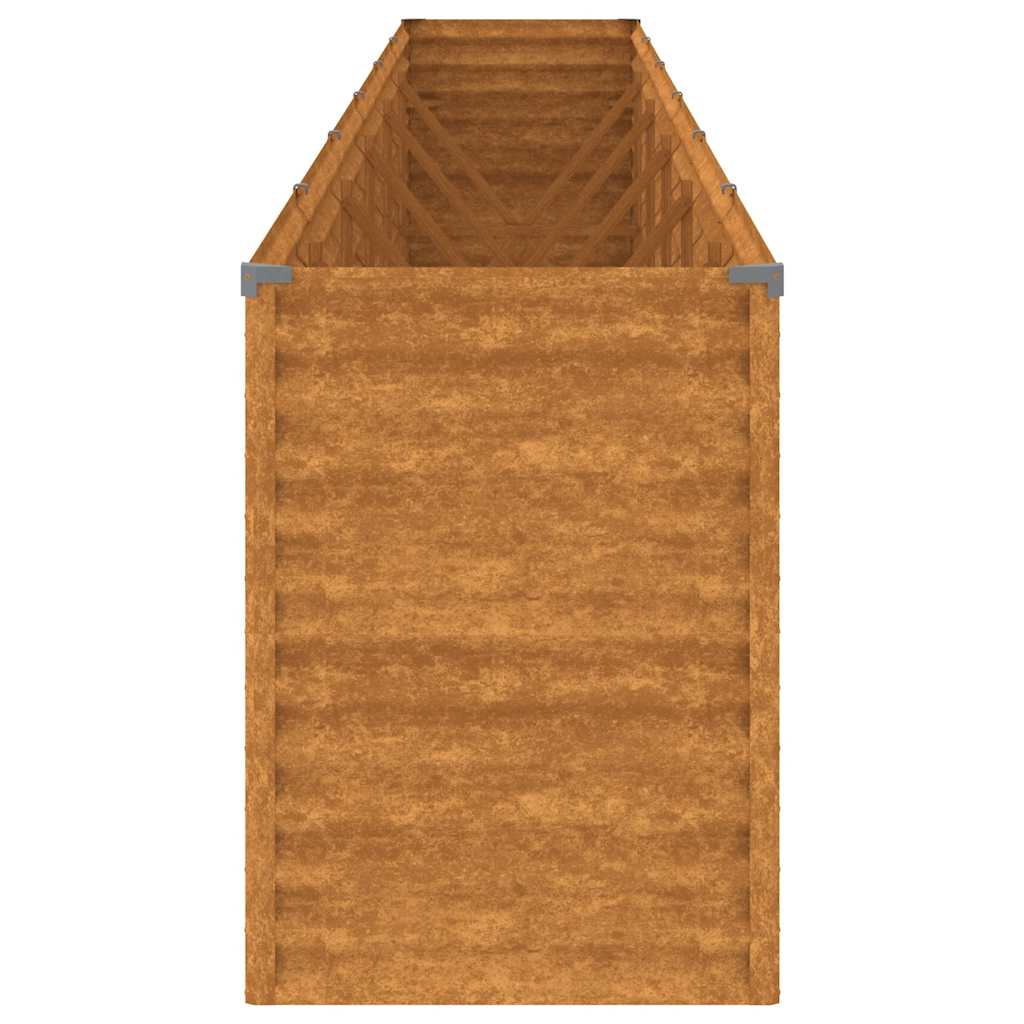 Verhoogde tuinbak 578x50x69 cm cortenstaal is nu te koop bij PeponiXL, paradijselijk wonen!