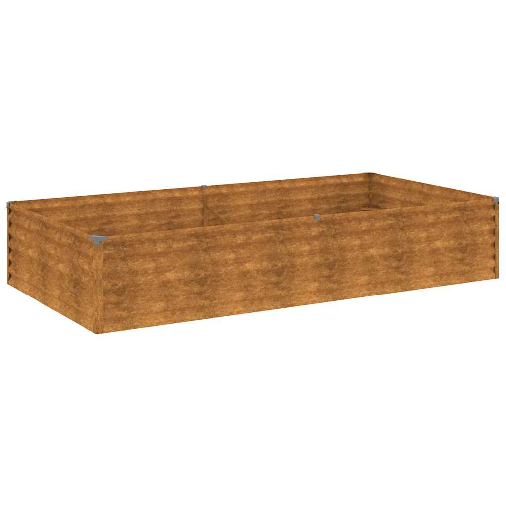 Plantenbak verhoogd 195x100x36 cm cortenstaal is nu te koop bij PeponiXL, paradijselijk wonen!