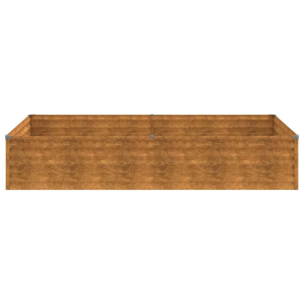 Plantenbak verhoogd 195x100x36 cm cortenstaal is nu te koop bij PeponiXL, paradijselijk wonen!