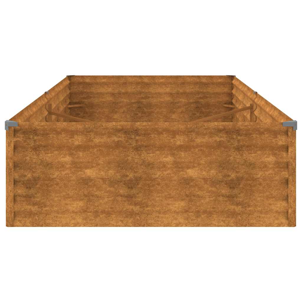 Plantenbak verhoogd 195x100x36 cm cortenstaal is nu te koop bij PeponiXL, paradijselijk wonen!