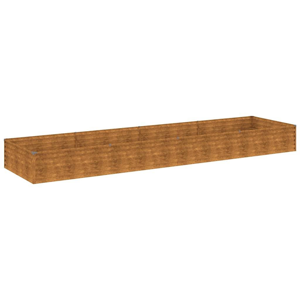 Plantenbak verhoogd 387x100x36 cm cortenstaal is nu te koop bij PeponiXL, paradijselijk wonen!