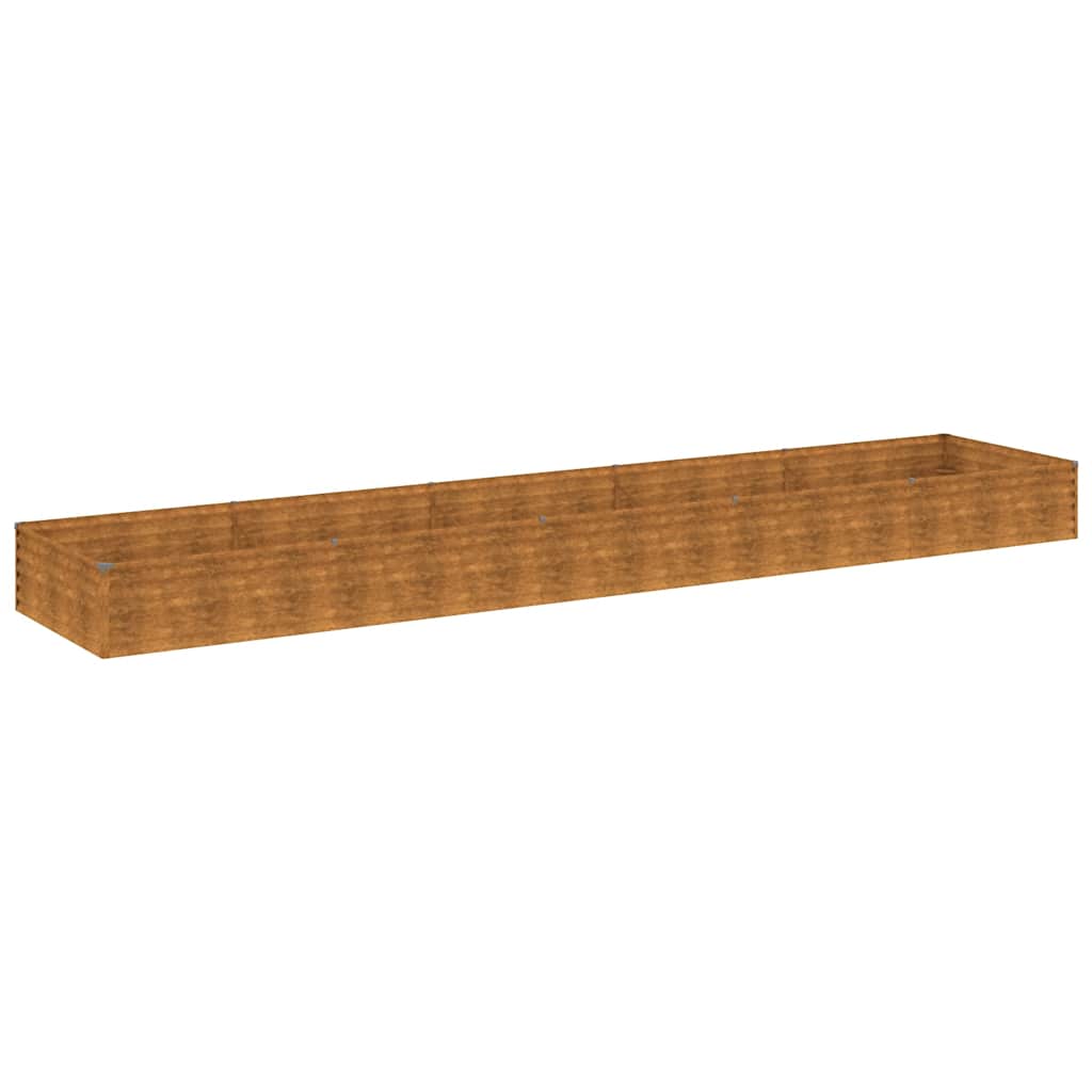Plantenbak verhoogd 482x100x36 cm cortenstaal is nu te koop bij PeponiXL, paradijselijk wonen!
