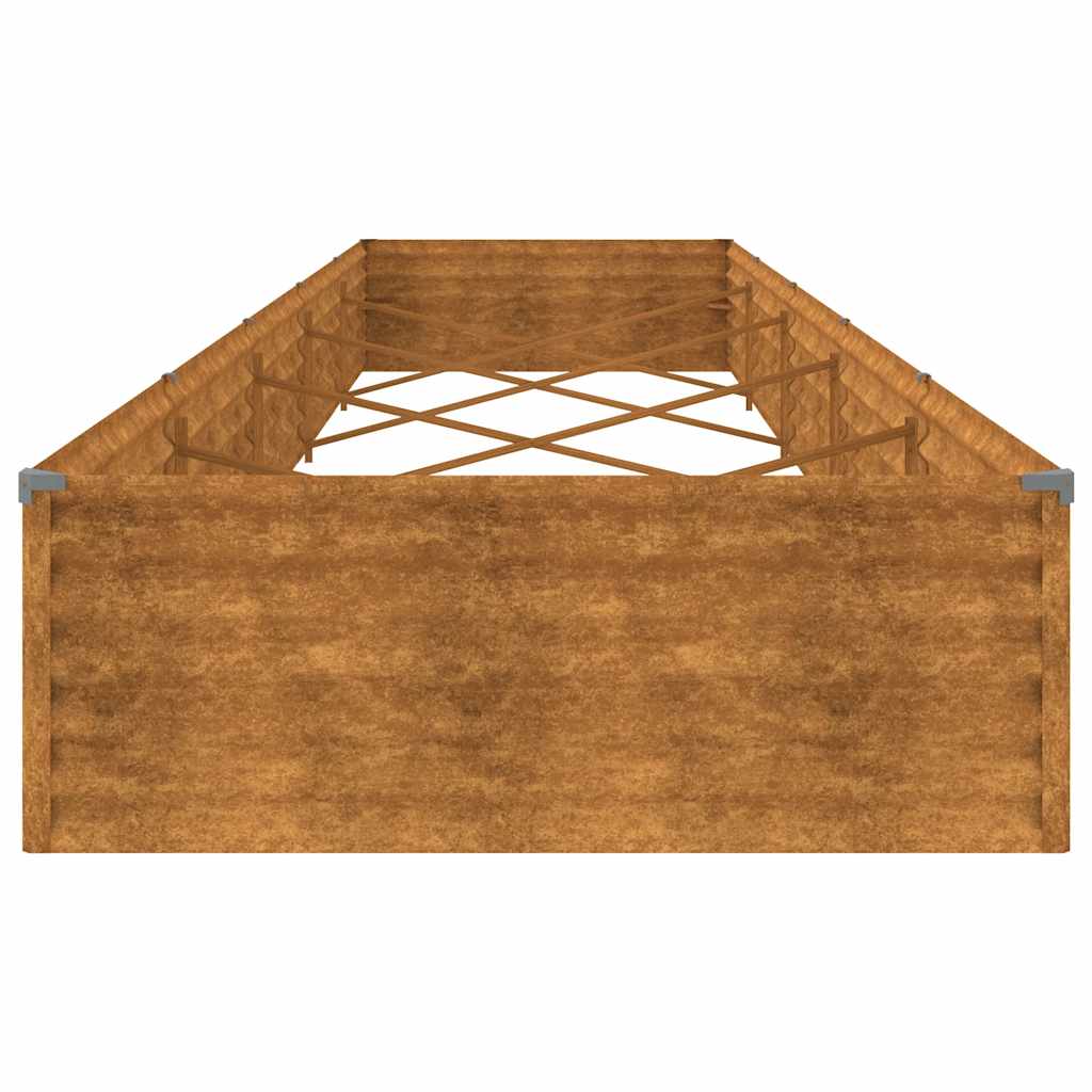 Plantenbak verhoogd 482x100x36 cm cortenstaal is nu te koop bij PeponiXL, paradijselijk wonen!