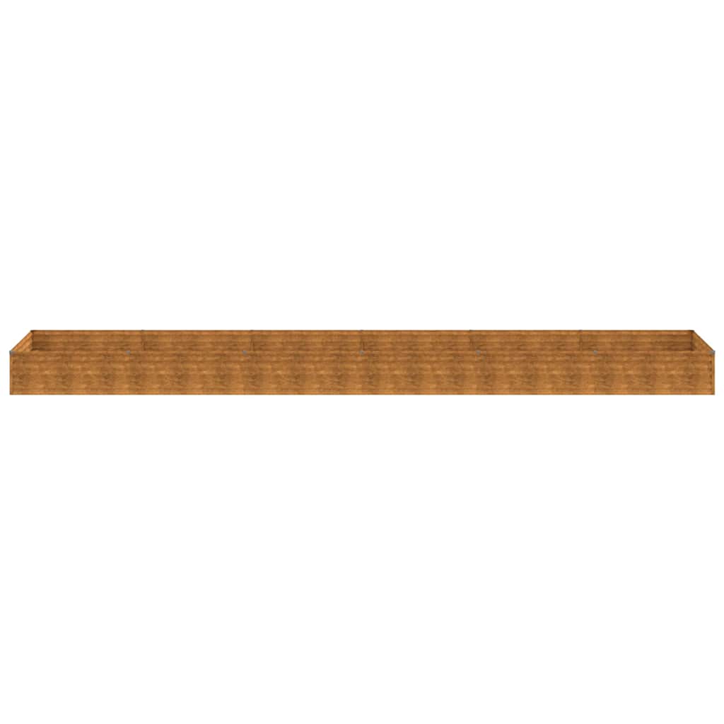 Plantenbak verhoogd 579x100x36 cm cortenstaal is nu te koop bij PeponiXL, paradijselijk wonen!