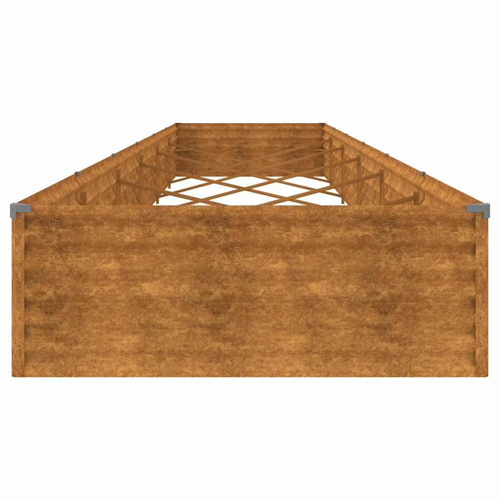 Plantenbak verhoogd 579x100x36 cm cortenstaal is nu te koop bij PeponiXL, paradijselijk wonen!