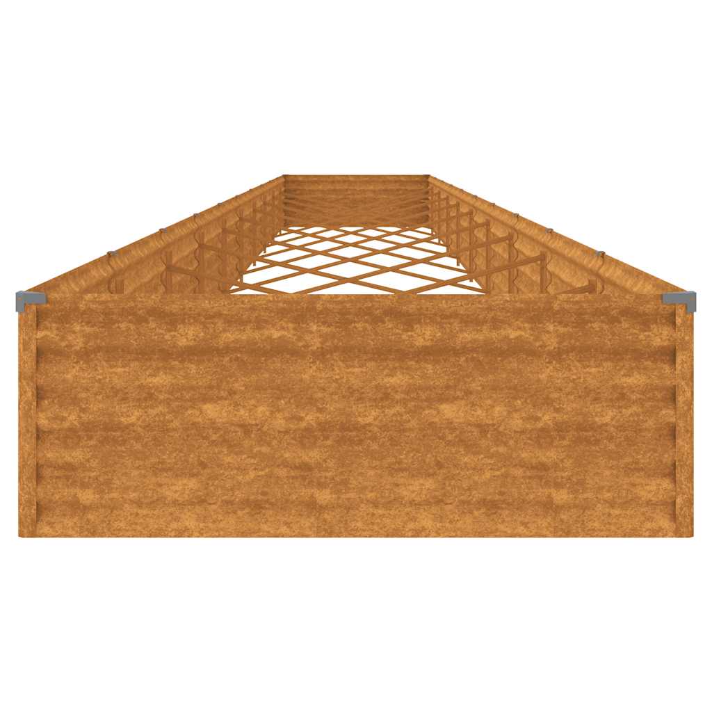 Plantenbak verhoogd 960x100x36 cm cortenstaal is nu te koop bij PeponiXL, paradijselijk wonen!