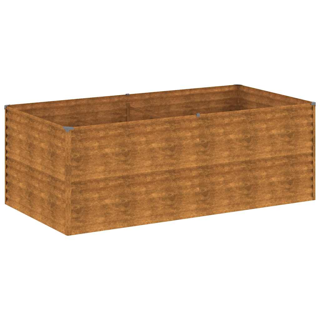 Plantenbak verhoogd 196x100x69 cm cortenstaal is nu te koop bij PeponiXL, paradijselijk wonen!
