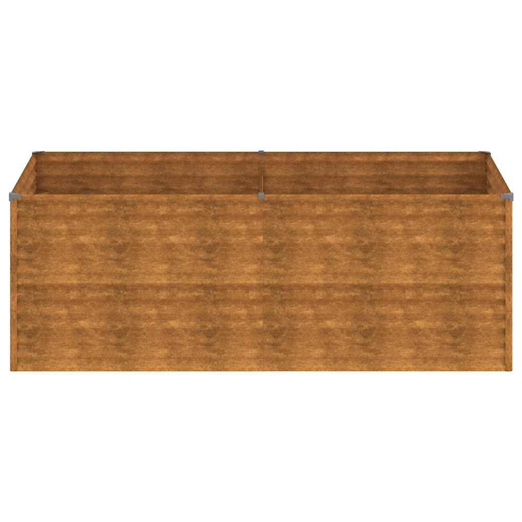 Plantenbak verhoogd 196x100x69 cm cortenstaal is nu te koop bij PeponiXL, paradijselijk wonen!