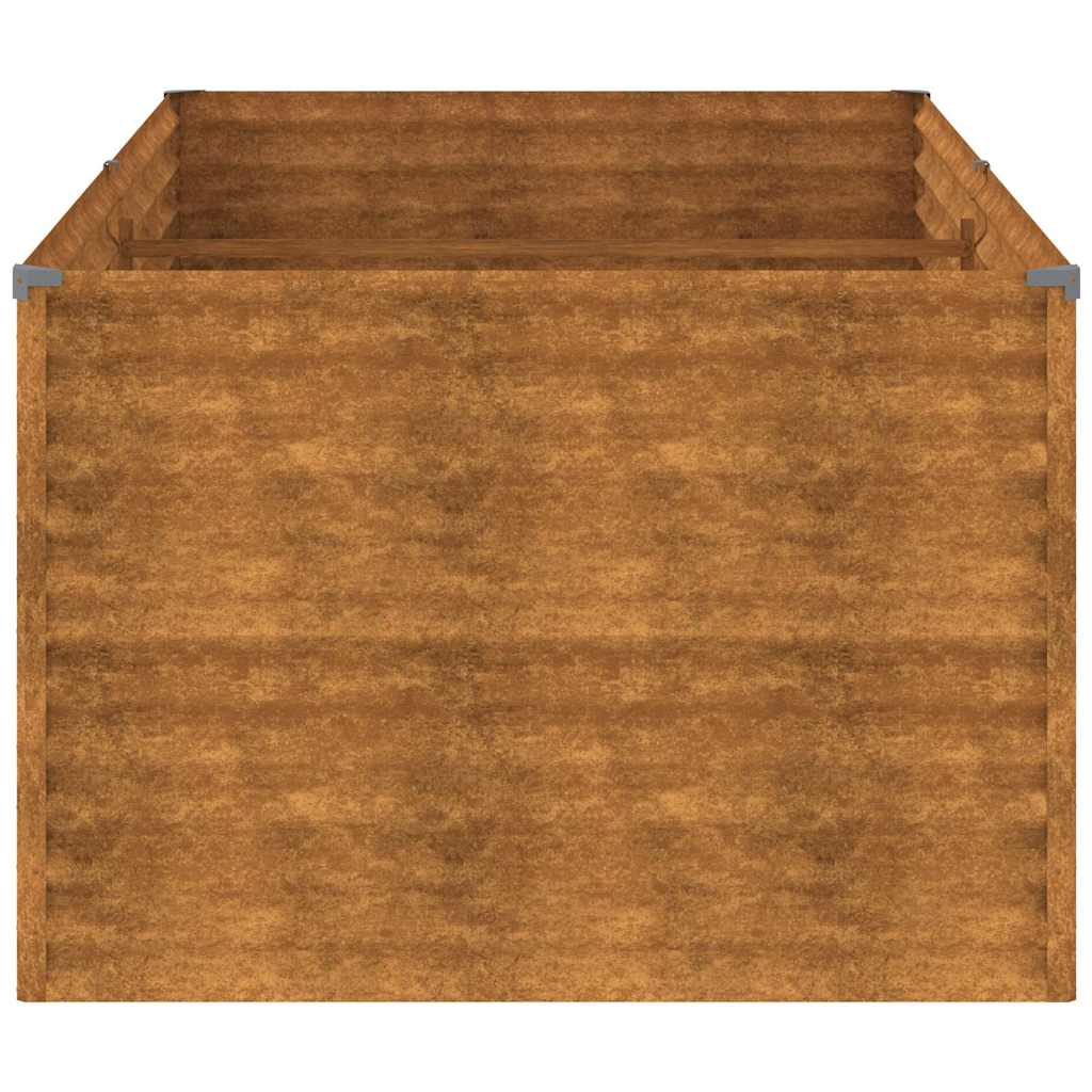 Plantenbak verhoogd 196x100x69 cm cortenstaal is nu te koop bij PeponiXL, paradijselijk wonen!