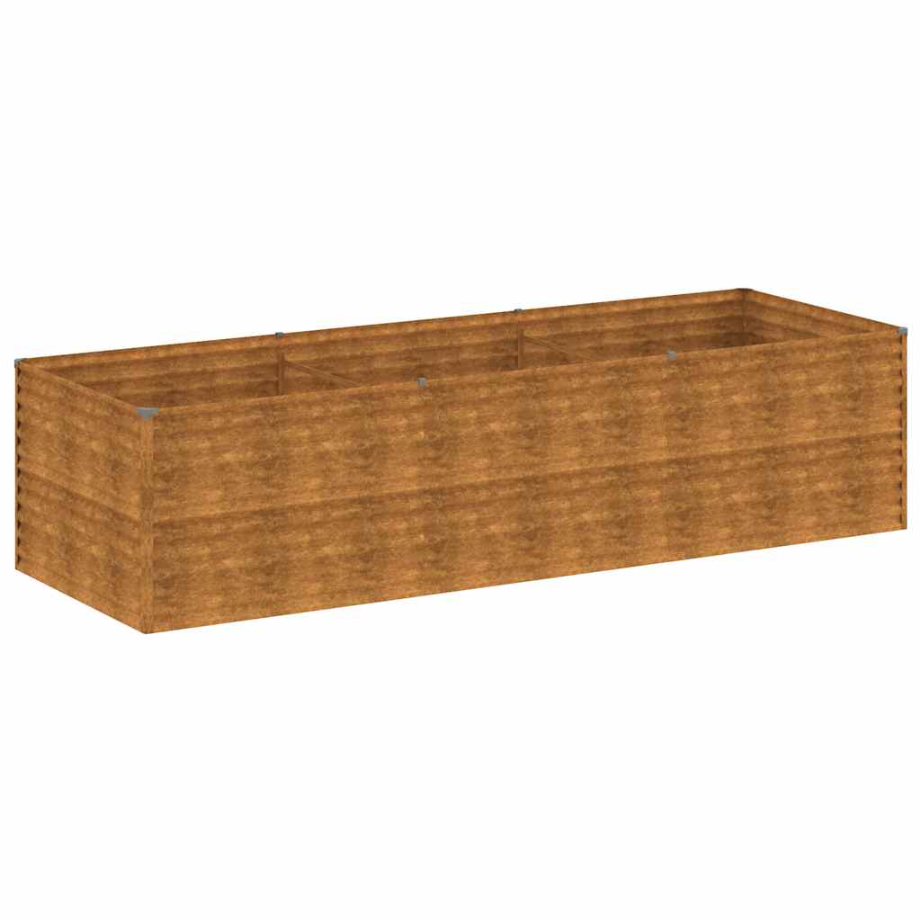 Plantenbak verhoogd 290x100x69 cm cortenstaal is nu te koop bij PeponiXL, paradijselijk wonen!