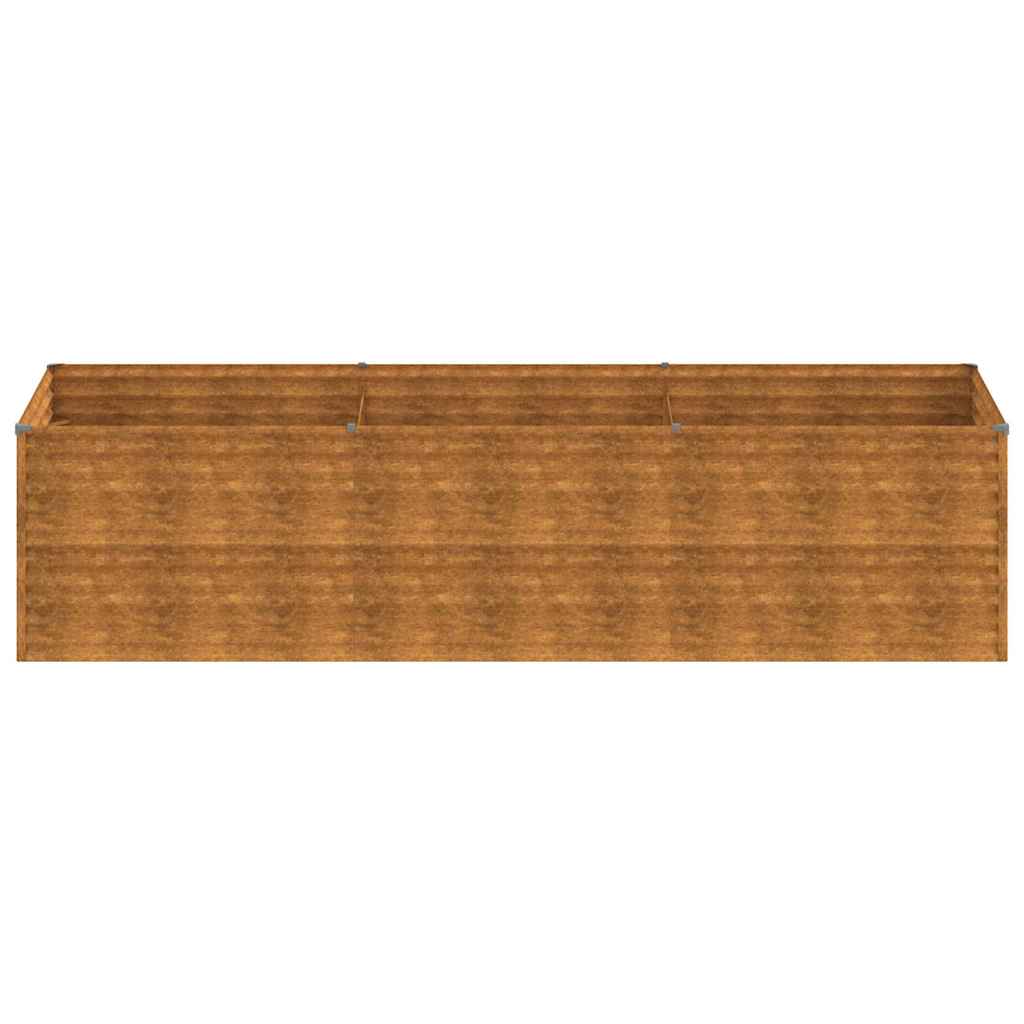 Plantenbak verhoogd 290x100x69 cm cortenstaal is nu te koop bij PeponiXL, paradijselijk wonen!