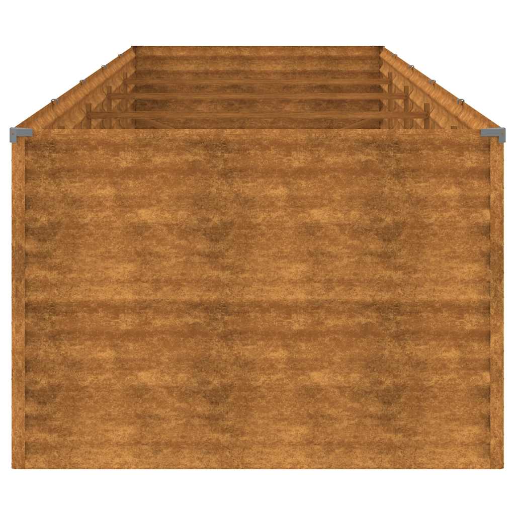 Plantenbak verhoogd 479x100x69 cm cortenstaal is nu te koop bij PeponiXL, paradijselijk wonen!