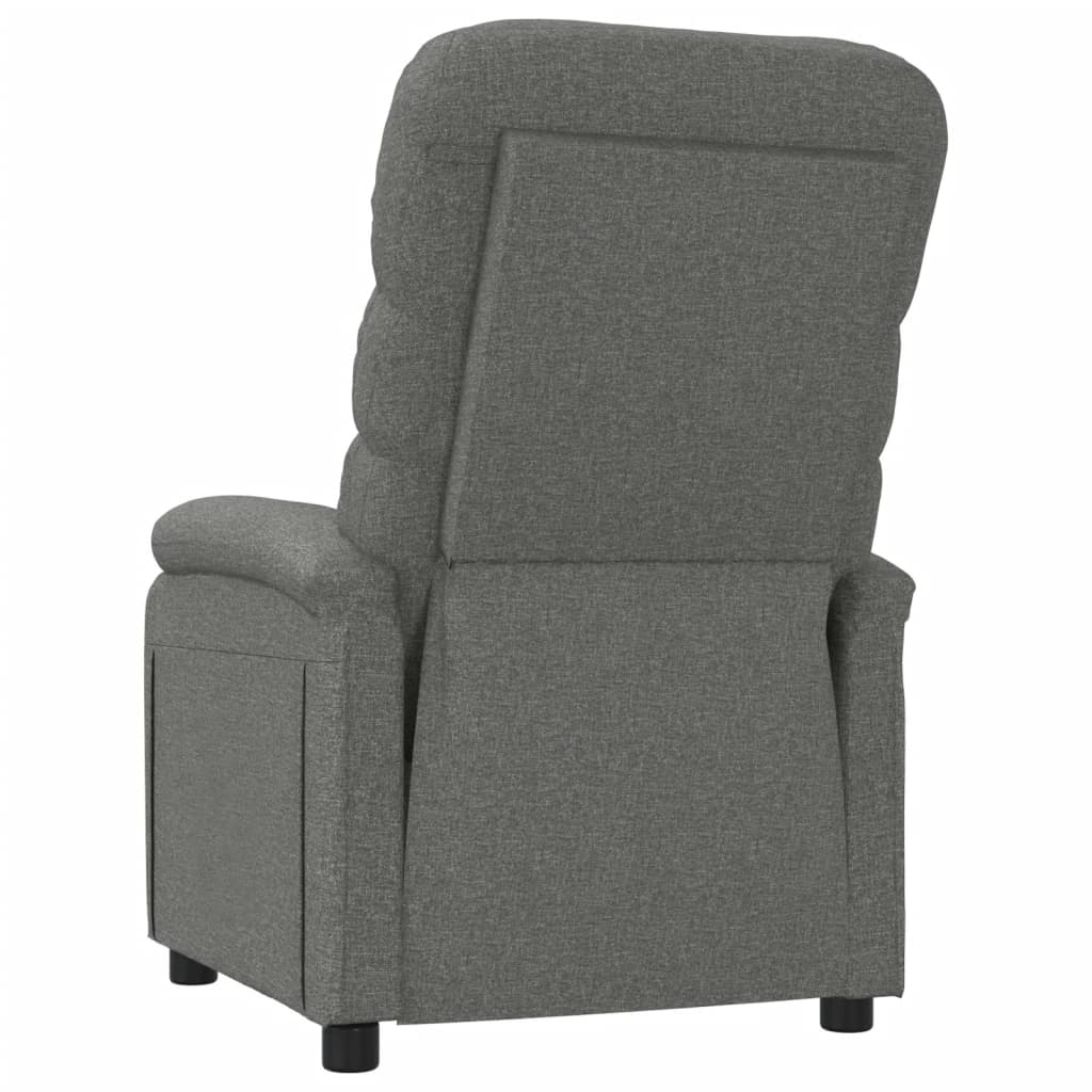 Fauteuil verstelbaar stof donkergrijs is nu te koop bij PeponiXL, paradijselijk wonen!