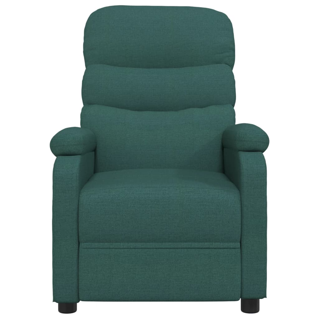 Fauteuil verstelbaar stof donkergroen is nu te koop bij PeponiXL, paradijselijk wonen!