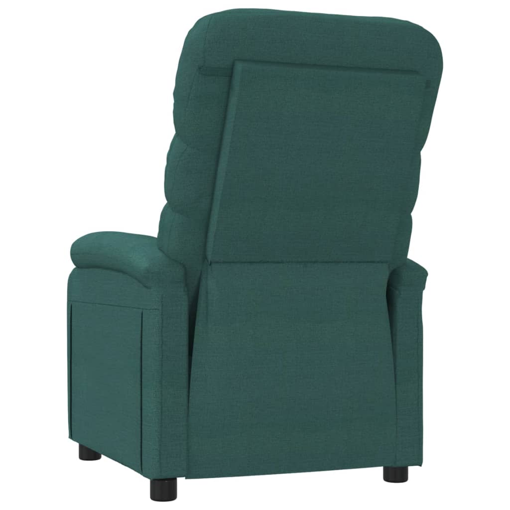 Fauteuil verstelbaar stof donkergroen is nu te koop bij PeponiXL, paradijselijk wonen!