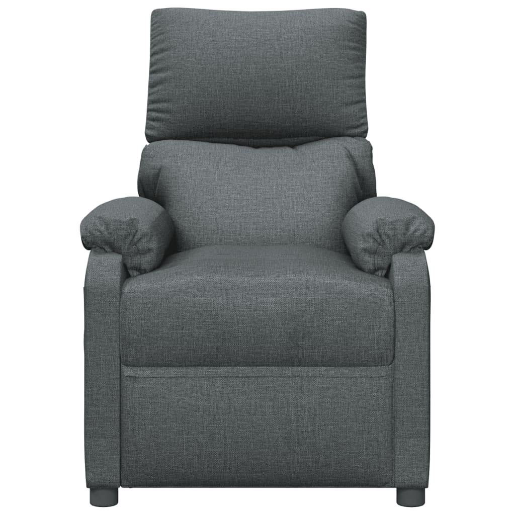 Fauteuil verstelbaar stof donkergrijs is nu te koop bij PeponiXL, paradijselijk wonen!