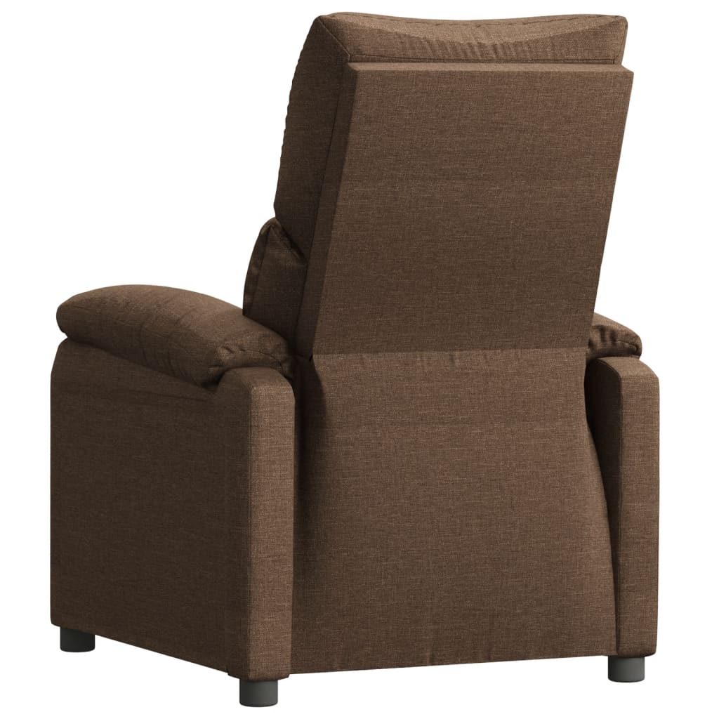 Fauteuil verstelbaar stof bruin is nu te koop bij PeponiXL, paradijselijk wonen!