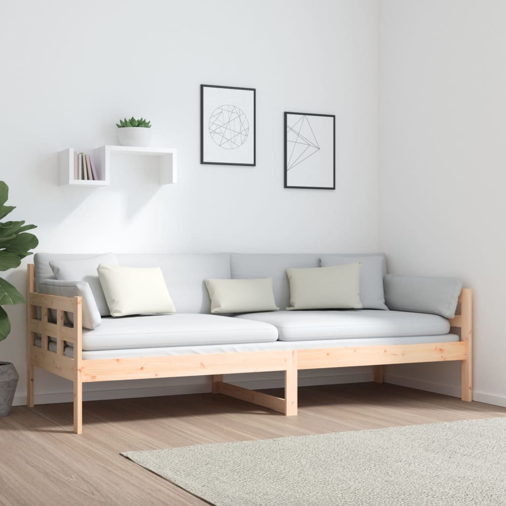 Slaapbank massief grenenhout 80x200 cm is nu te koop bij PeponiXL, paradijselijk wonen!
