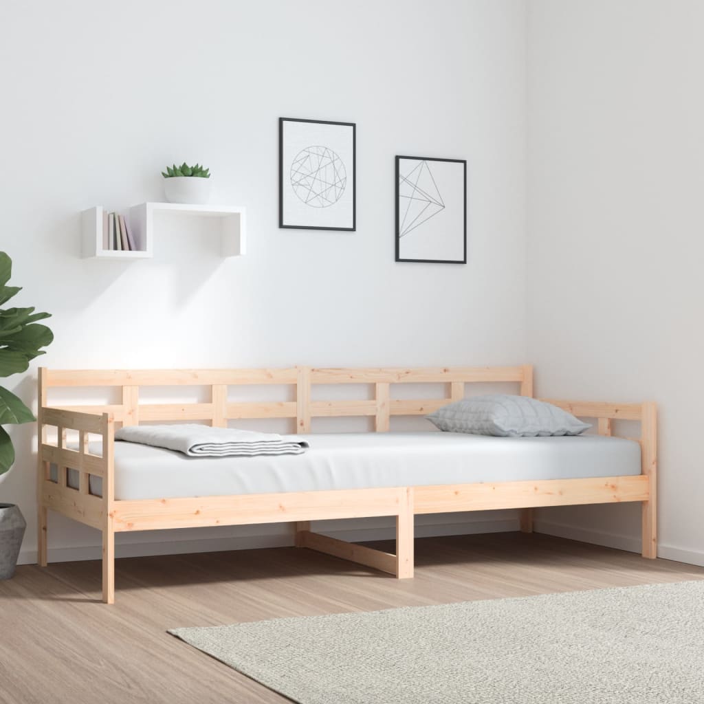 Slaapbank massief grenenhout 80x200 cm is nu te koop bij PeponiXL, paradijselijk wonen!
