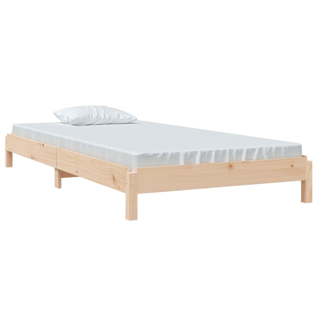 Bed stapelbaar 75x190 cm massief grenenhout is nu te koop bij PeponiXL, paradijselijk wonen!