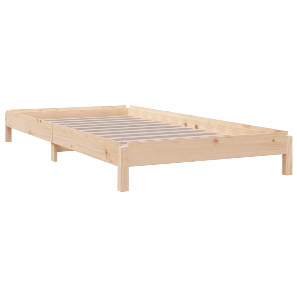 Bed stapelbaar 75x190 cm massief grenenhout is nu te koop bij PeponiXL, paradijselijk wonen!