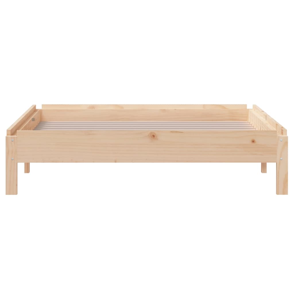 Bed stapelbaar 75x190 cm massief grenenhout is nu te koop bij PeponiXL, paradijselijk wonen!