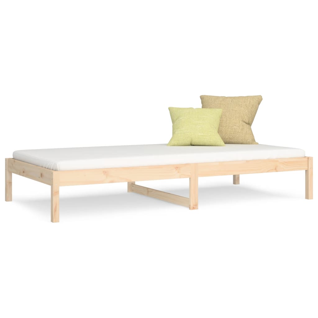 Slaapbank zonder matras 80x200 cm massief grenenhout