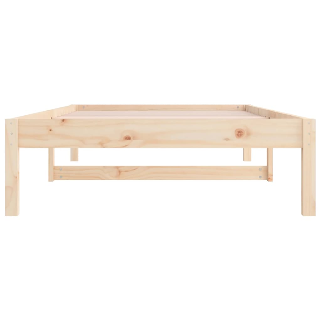 Slaapbank zonder matras 80x200 cm massief grenenhout