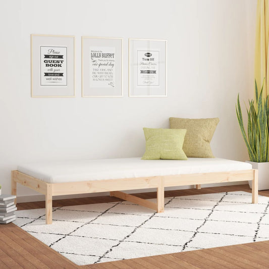 Slaapbank zonder matras 80x200 cm massief grenenhout is nu te koop bij PeponiXL, paradijselijk wonen!