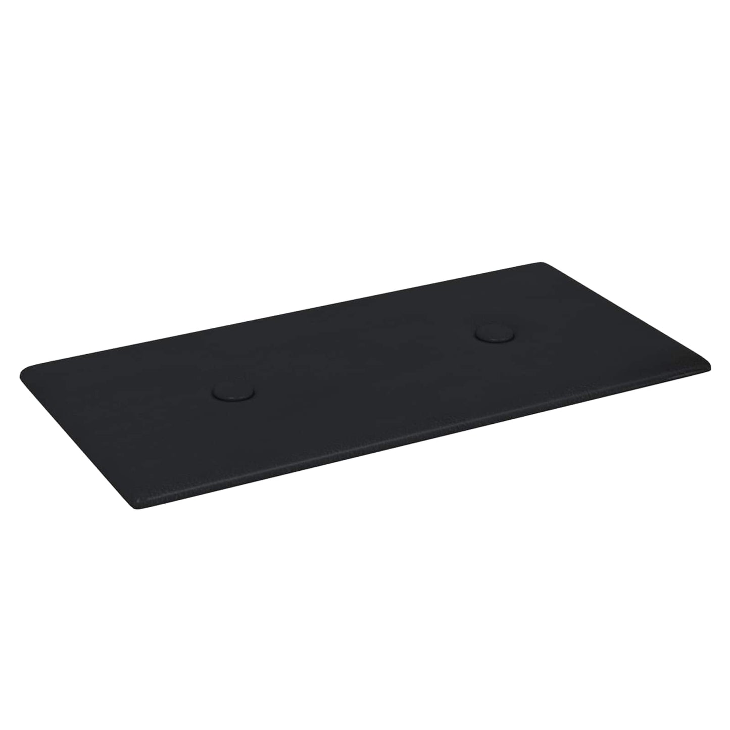 Wandhoofdbord 12 pcs Zwart 30 x 15 cm Nep Leer is nu te koop bij PeponiXL, paradijselijk wonen!