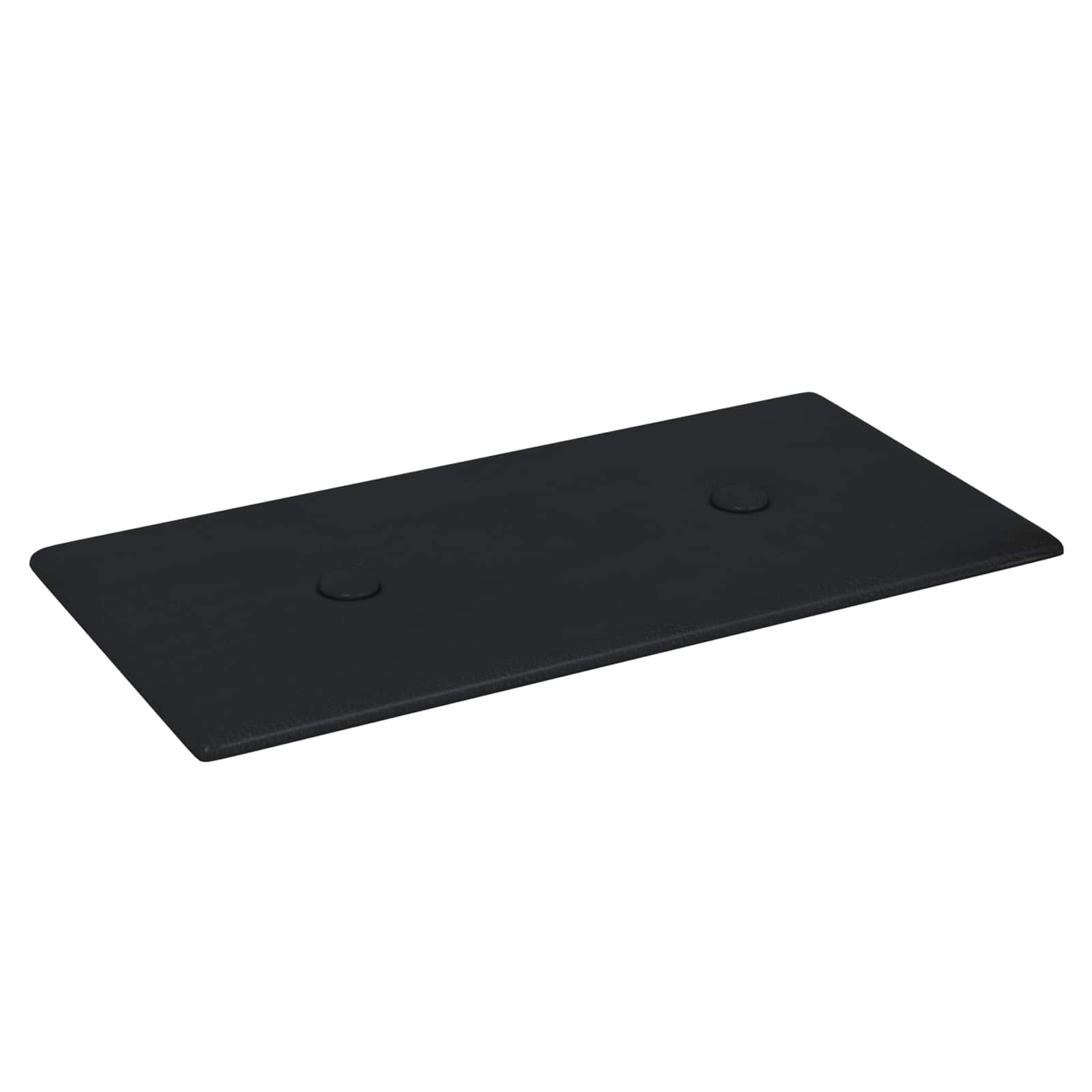 Wandhoofdbord 12 pcs Zwart 30 x 15 cm Nep Leer is nu te koop bij PeponiXL, paradijselijk wonen!