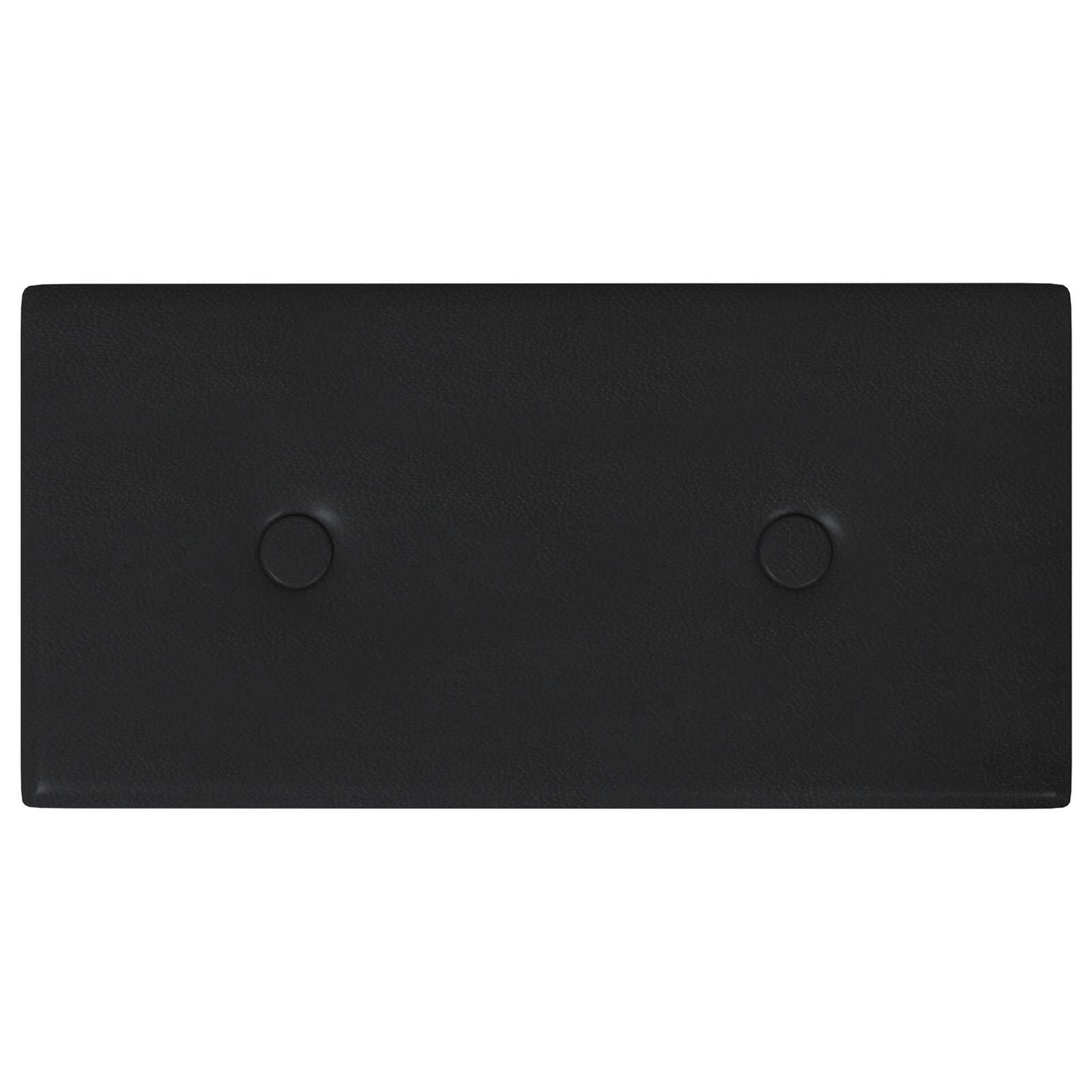 Wandhoofdbord 12 pcs Zwart 30 x 15 cm Nep Leer is nu te koop bij PeponiXL, paradijselijk wonen!
