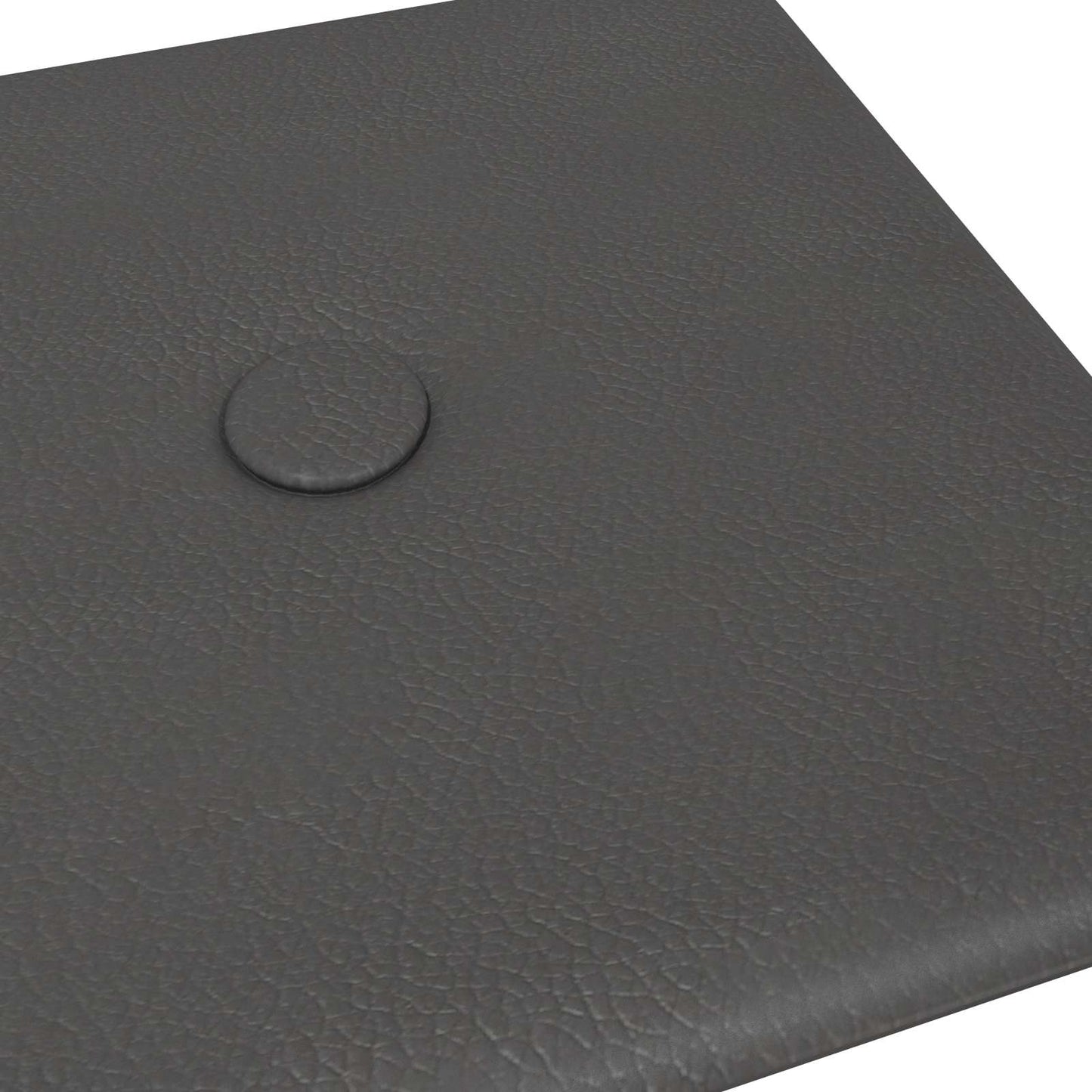 Wandhoofdbord 12 pcs Grijs 30 x 15 cm Nep Leer is nu te koop bij PeponiXL, paradijselijk wonen!