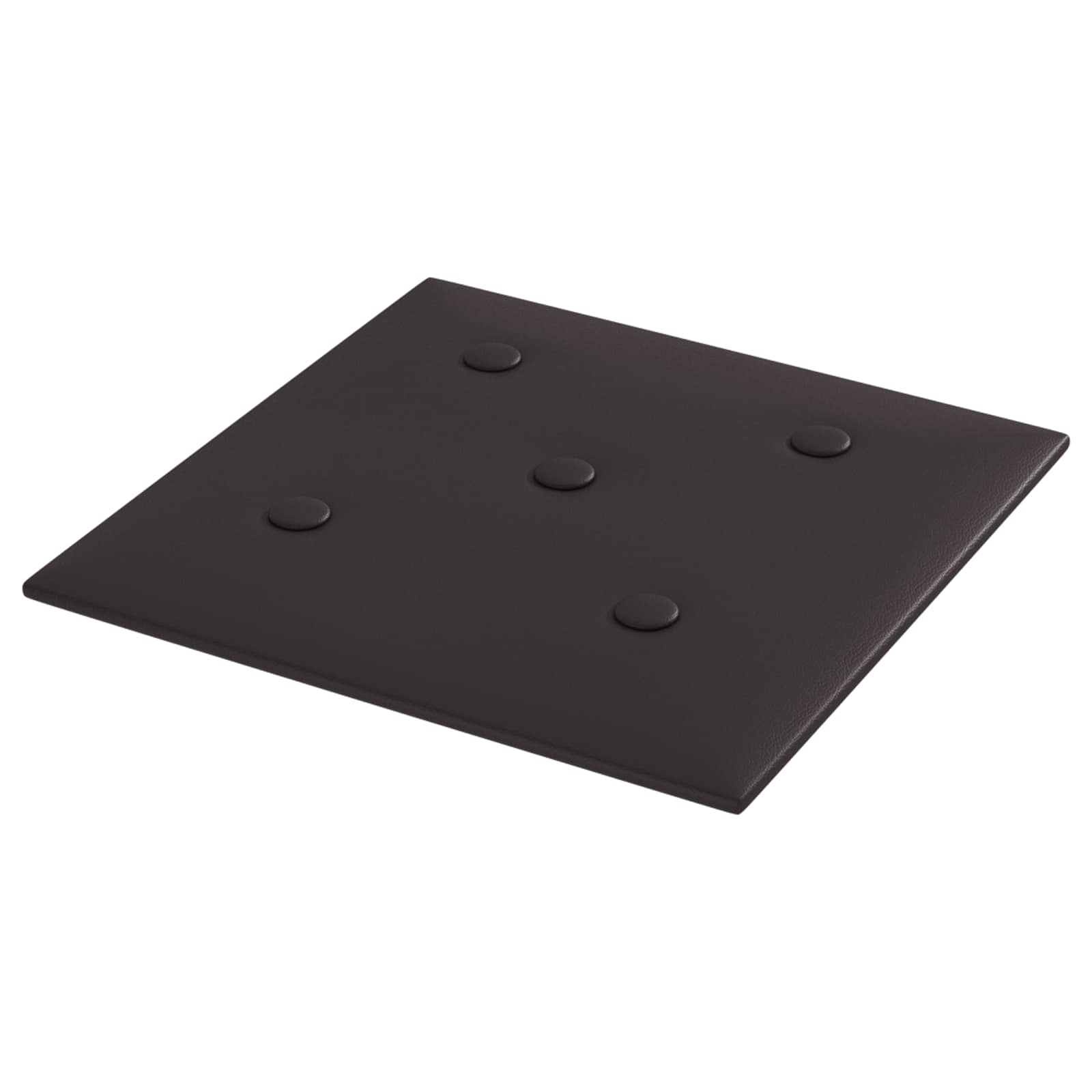 Wandhoofdbord 12 pcs Zwart 30 x 30 cm Nep Leer is nu te koop bij PeponiXL, paradijselijk wonen!