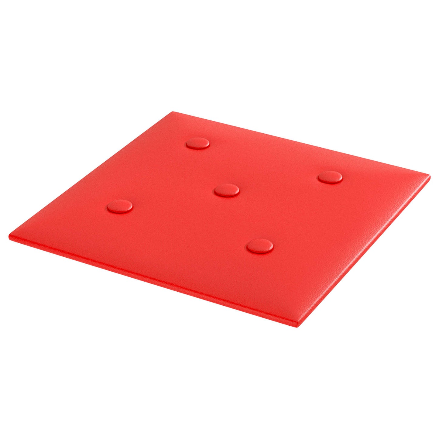 Wandhoofdbord 12 pcs Rood 30 x 30 cm Nep Leer is nu te koop bij PeponiXL, paradijselijk wonen!