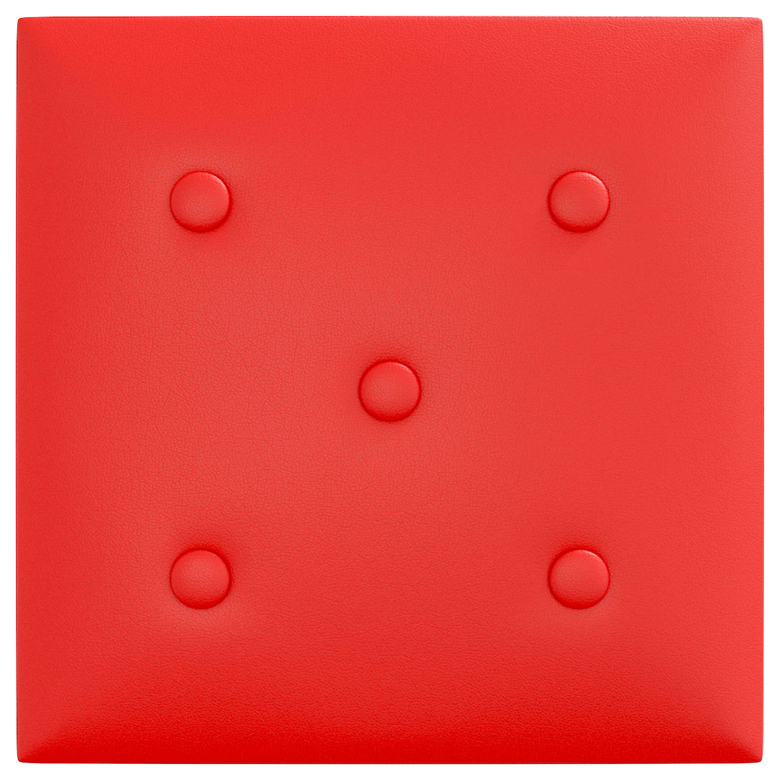 Wandhoofdbord 12 pcs Rood 30 x 30 cm Nep Leer is nu te koop bij PeponiXL, paradijselijk wonen!
